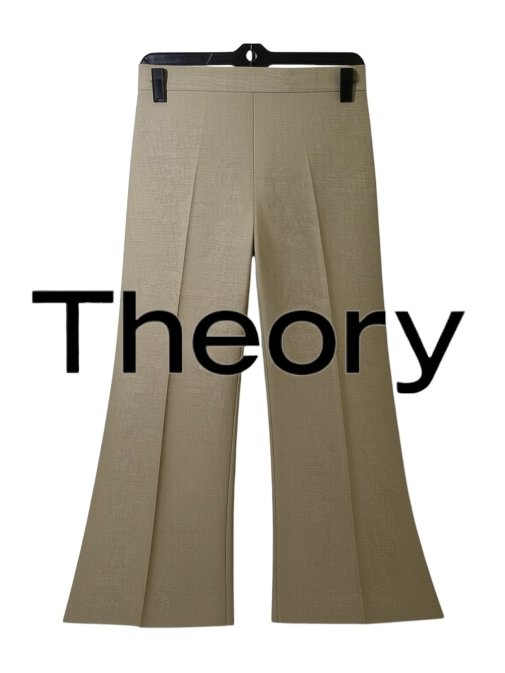 Theory Grinetta Wide Leg 100% Linen Pants in Flax (Beige) - Picture 4 of 9